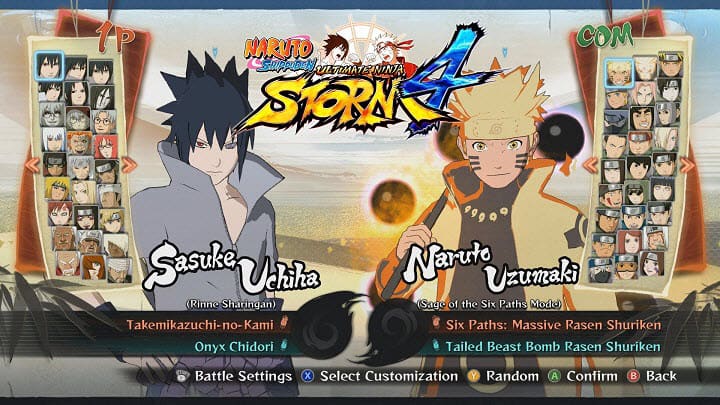 Naruto Shippuden Ultimate Ninja Storm 4 PPSSPP - PSP ISO
