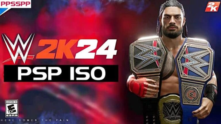 WWE 2k24 PPSSPP – WWE 2K24 PSP ISO