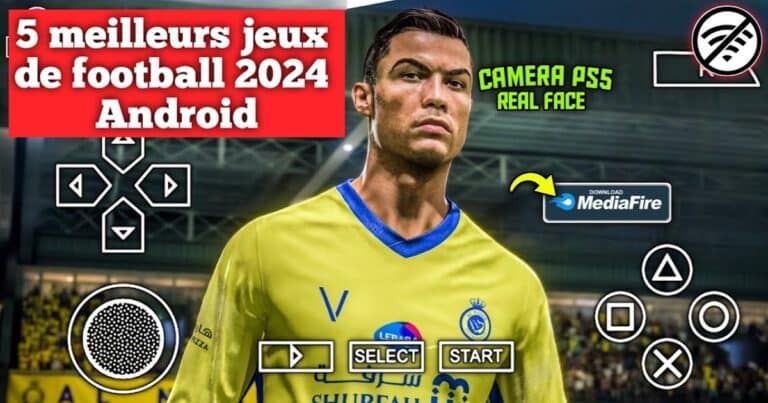 5 meilleurs jeux de football 2024 Android