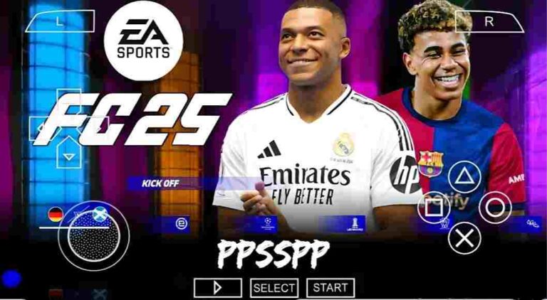 EA Sports FC 25 PPSSPP Sauvegarde de donnees ISO