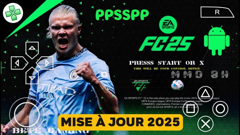 FC 25 PPSSPP Android Derniers Transferts 2025