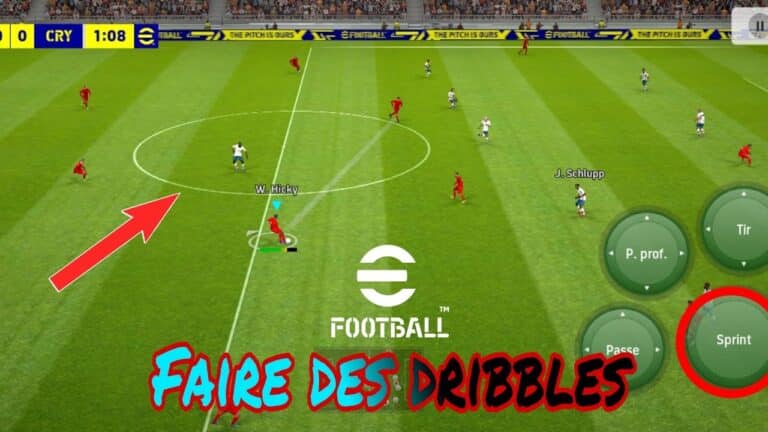 Dribbler sur eFootball PES 2025 Mobile